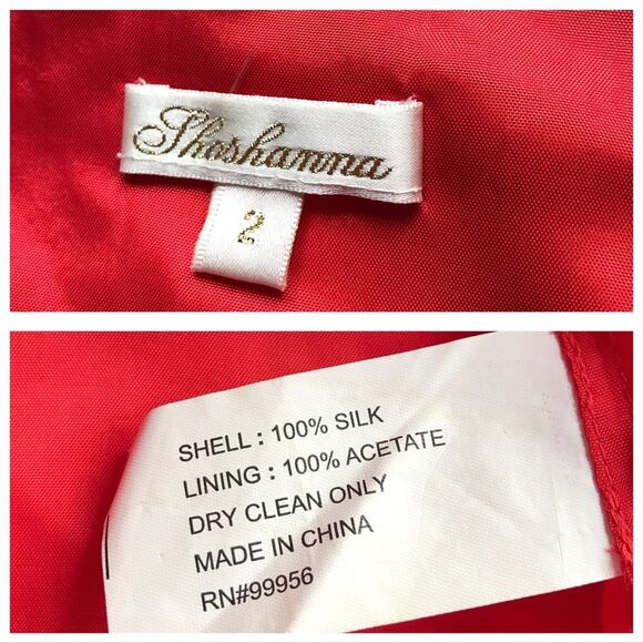 Shoshanna Alexis Embellished one shoulder Dress Sz 2 - Picture 7 of 8